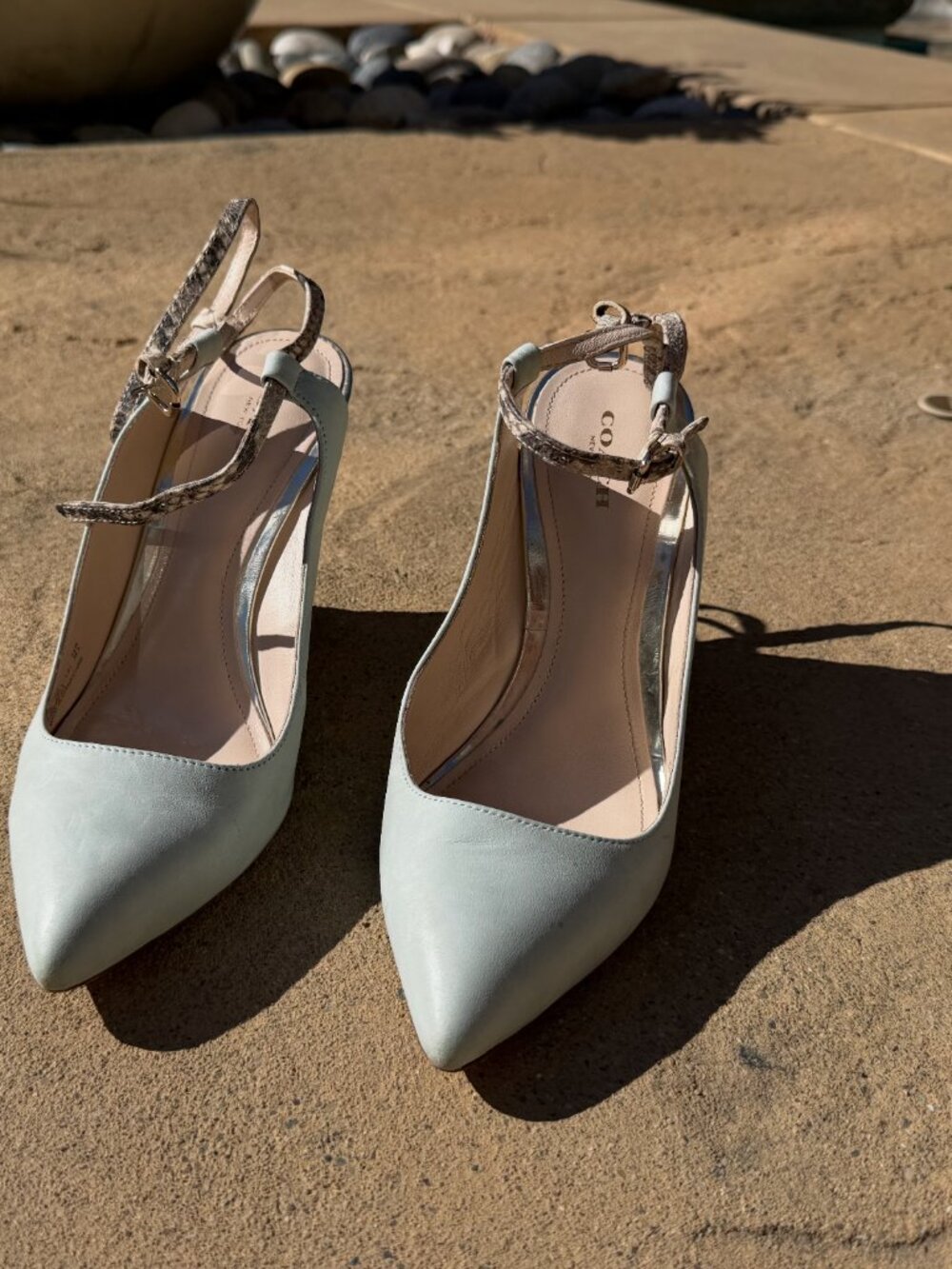 COACH pointy wedge sandals - Picture 9 of 9